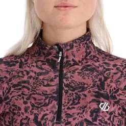 Dare2b, Divulge Pullover Women Animal Print Mesa Pink -Ski Online Store dare2b divulge ga ski pully dames animal print mesa roze 22dare2142v2 BI 05