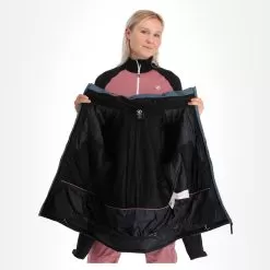 Dare2b, Enliven Ski Jacket Women Black, Grey -Ski Online Store dare2b enliven aa jas gevoerd dames grijs zwart 22dare2154v4 BI 05
