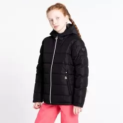 Dare2b, Girls Verdict Ski Jacket Kids Black 9 Dare2b, Girls Verdict Ski Jacket Kids Black -Ski Online Store dare2b girls verdict aa jas gevoerd kinderen zwart 22dare2101v1 BI 08