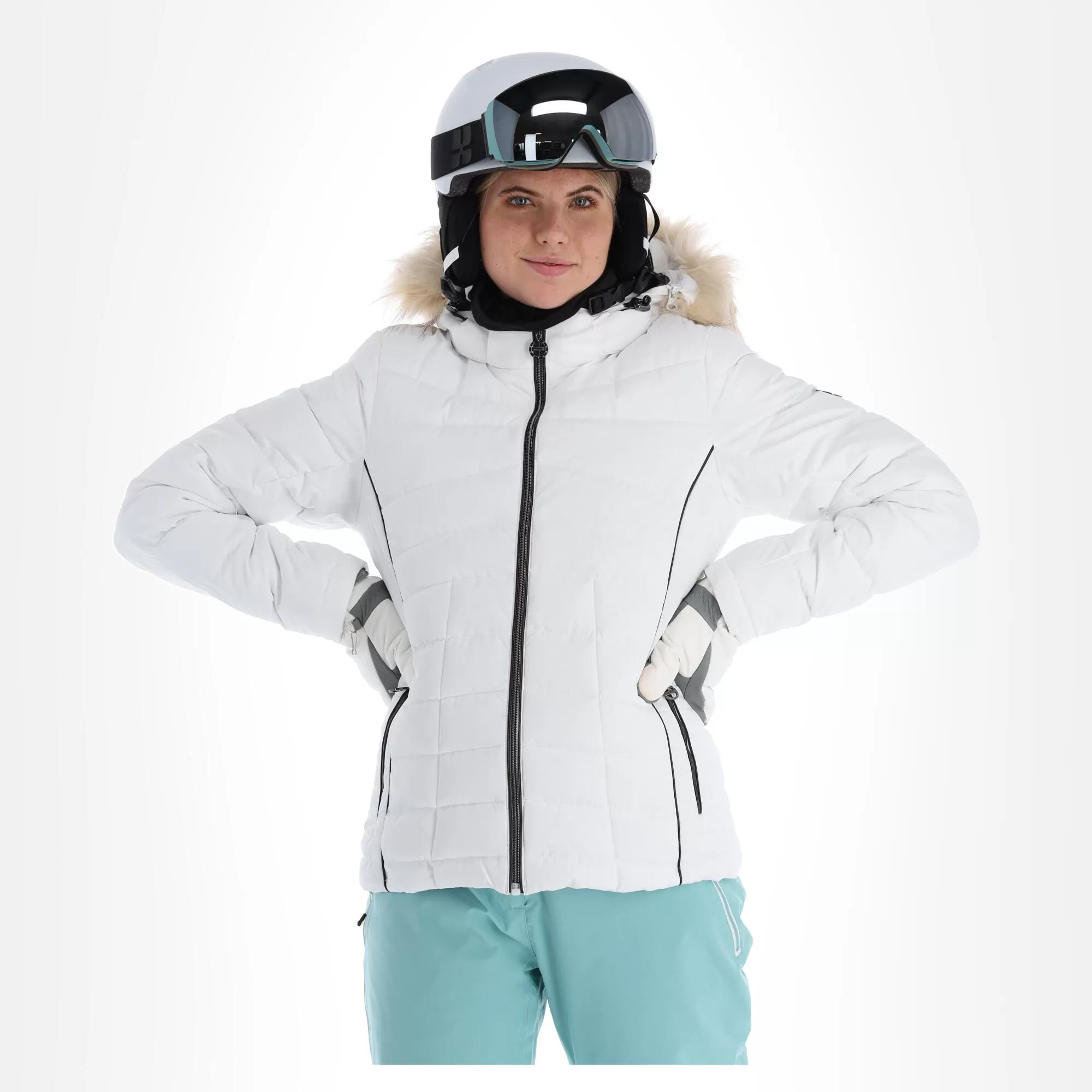 Dare2b, Glamorize III Ski Jacket Women White 4 Dare2b, Glamorize III Ski Jacket Women White - Image 2
