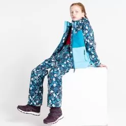 Dare2b, Humour II Ski Jacket Kids Floral Print River Blue -Ski Online Store dare2b humour ii aa jas gevoerd kinderen floral print river blauw 22dare2109v5 BI 05