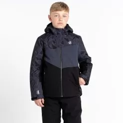 Dare2b, Humour II Ski Jacket Kids Geo Print Black -Ski Online Store dare2b humour ii aa jas gevoerd kinderen geo print zwart 22dare2109v2 BI 04