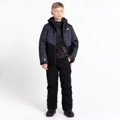 Dare2b, Humour II Ski Jacket Kids Geo Print Black -Ski Online Store dare2b humour ii aa jas gevoerd kinderen geo print zwart 22dare2109v2 BI 05