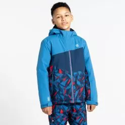Dare2b, Humour II Ski Jacket Kids Vallarta Blue -Ski Online Store dare2b humour ii aa jas gevoerd kinderen vallarta blauw 22dare2109v3 BI 04