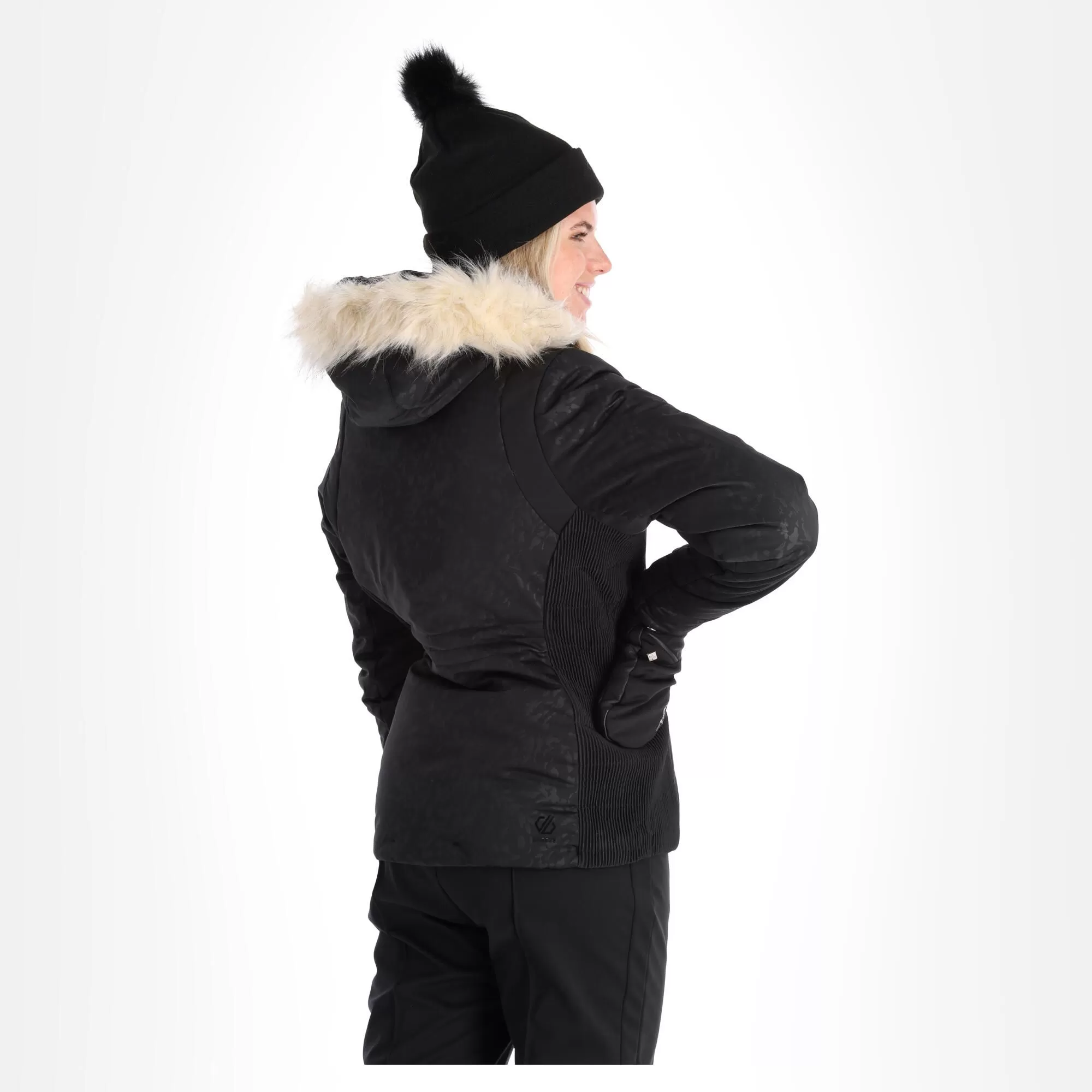 Dare2b, Prestige II Ski Jacket Women Cire Petal Print Black 5 Dare2b, Prestige II Ski Jacket Women Cire Petal Print Black - Image 3