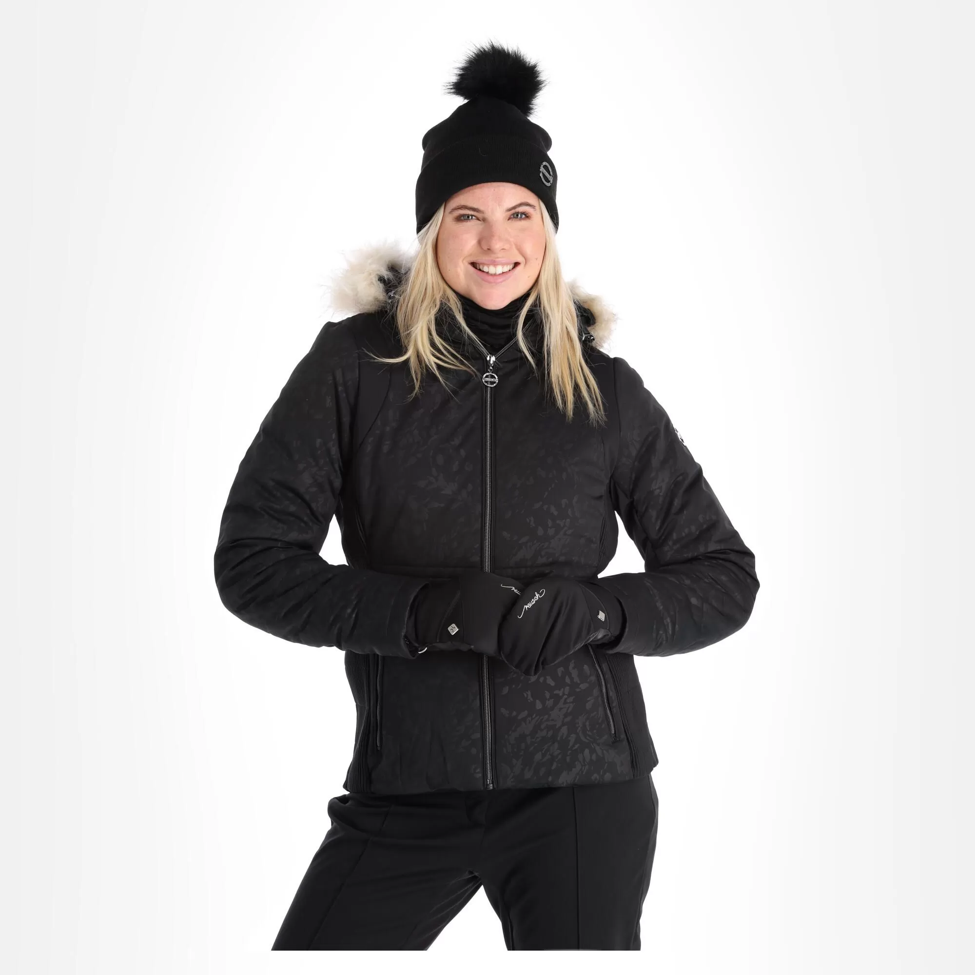 Dare2b, Prestige II Ski Jacket Women Cire Petal Print Black 6 Dare2b, Prestige II Ski Jacket Women Cire Petal Print Black - Image 4