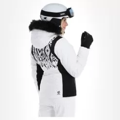 Dare2b, Prestige II Ski Jacket Women Monochrome Print Black, White -Ski Online Store dare2b prestige ii aa jas gevoerd dames monochrome print wit 22dare2157v1 BI 03