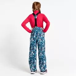Dare2b, Timeout II Ski Pants Kids Floral Print River Blue -Ski Online Store dare2b timeout ii ba skibroek gevoerd kinderen floral print river 22dare2111v3 BI 09
