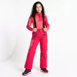 Dare2b, Timeout II Ski Pants Kids Virtual Geranium Pink -Ski Online Store dare2b timeout ii ba skibroek gevoerd kinderen virtual geranium 22dare2111v1 BI 08