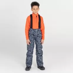 Dare2b, Timeout II Pant Ski Pants Kids Shard Print Black -Ski Online Store dare2b timeout ii pant ba skibroek gevoerd kinderen shard print BA31dar138c BI 04