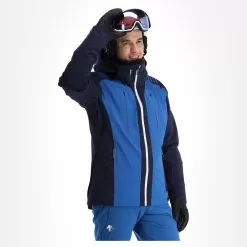 Descente, Swiss Ski Jacket Men Dark Night Blue -Ski Online Store descente swiss aa jas gevoerd heren dark night blauw 22desce105v3 BI 04