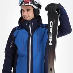 Descente, Swiss Ski Jacket Men Dark Night Blue -Ski Online Store descente swiss aa jas gevoerd heren dark night blauw 22desce105v3 BI 05