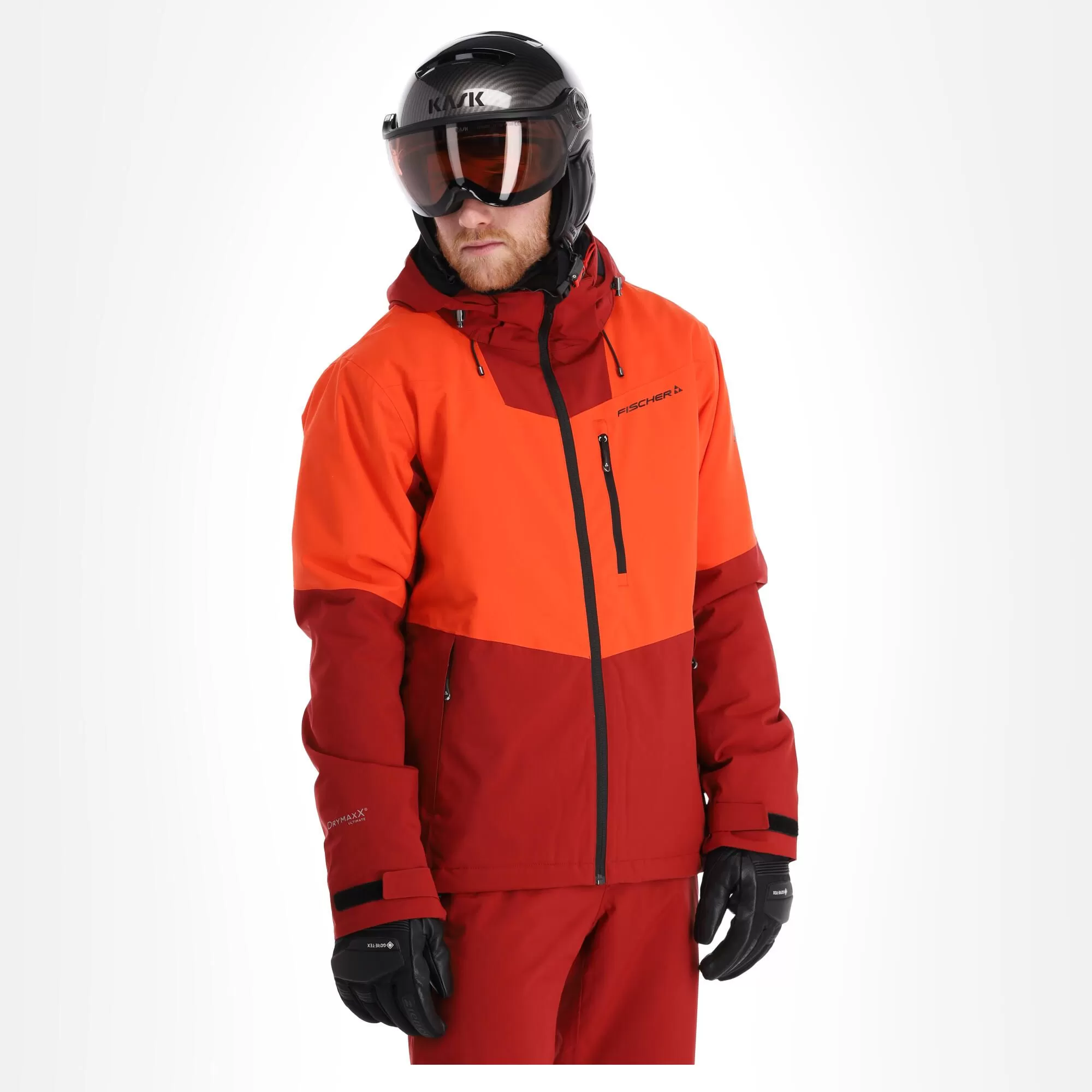 Fischer, Bansko Ski Jacket Men Tomato Red 4 Fischer, Bansko Ski Jacket Men Tomato Red - Image 2