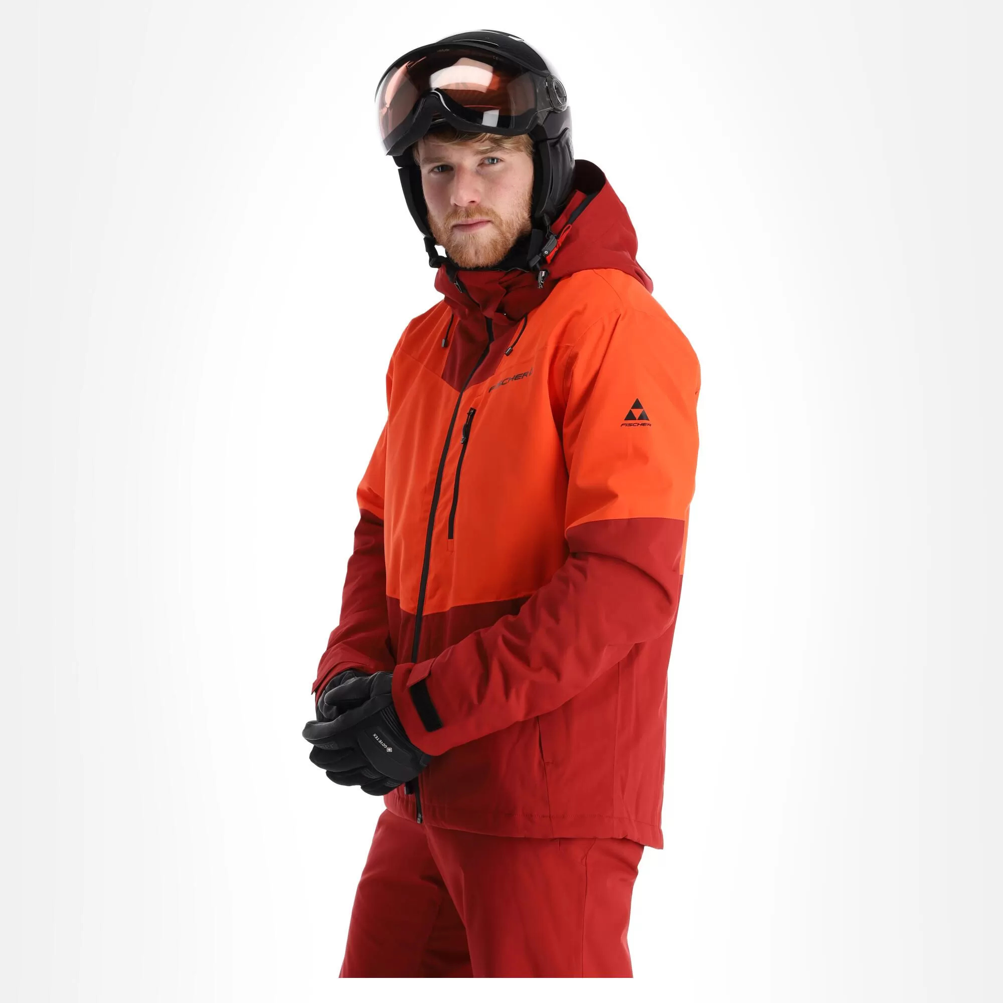 Fischer, Bansko Ski Jacket Men Tomato Red 6 Fischer, Bansko Ski Jacket Men Tomato Red - Image 4