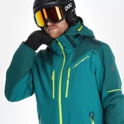 Fischer, Rc4 Ski Jacket Men Kayak Green -Ski Online Store fischer rc4 aa jas gevoerd heren kayak groen 22fisch105v1 BI 05
