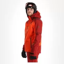 Fischer, Rc4 Ski Jacket Men Tomato Red -Ski Online Store fischer rc4 aa jas gevoerd heren tomato rood 22fisch105v3 BI 04