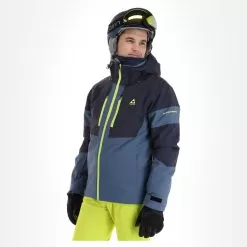 Fischer, Semmering Ski Jacket Men Sea Grey -Ski Online Store fischer semmering aa jas gevoerd heren sea grijs 22fisch106v1 BI 04