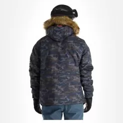 Geographical Norway, Barman Men Camo 068 Winter Anorak Men Navy Blue -Ski Online Store geographical norway barman men camo 068 winter anorak men navy AF11geo011b BI 03