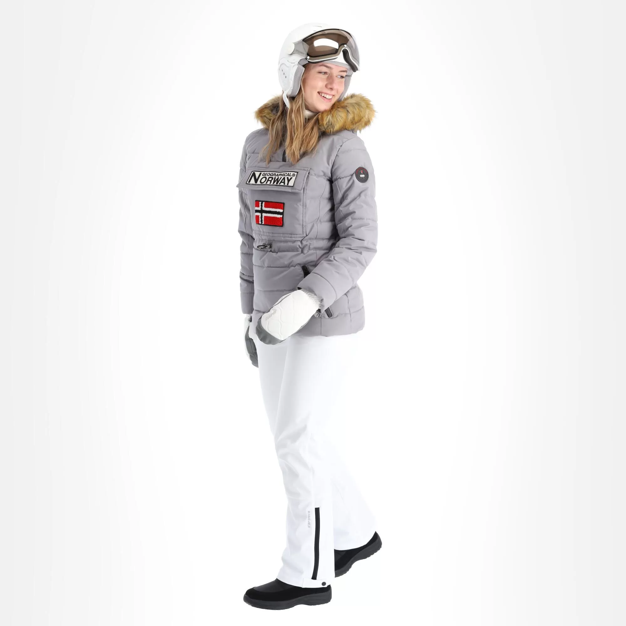 Geographical Norway, Belinda Lady New 001 + Bs Winter Anorak Women Grey 3 Geographical Norway, Belinda Lady New 001 + Bs Winter Anorak Women Grey
