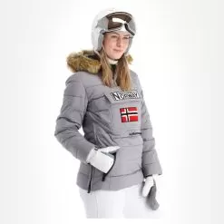 Geographical Norway, Belinda Lady New 001 + Bs Winter Anorak Women Grey 10 Geographical Norway, Belinda Lady New 001 + Bs Winter Anorak Women Grey -Ski Online Store geographical norway belinda new 001 bs aa jas gevoerd dames grijs AA21geo108b BI 04
