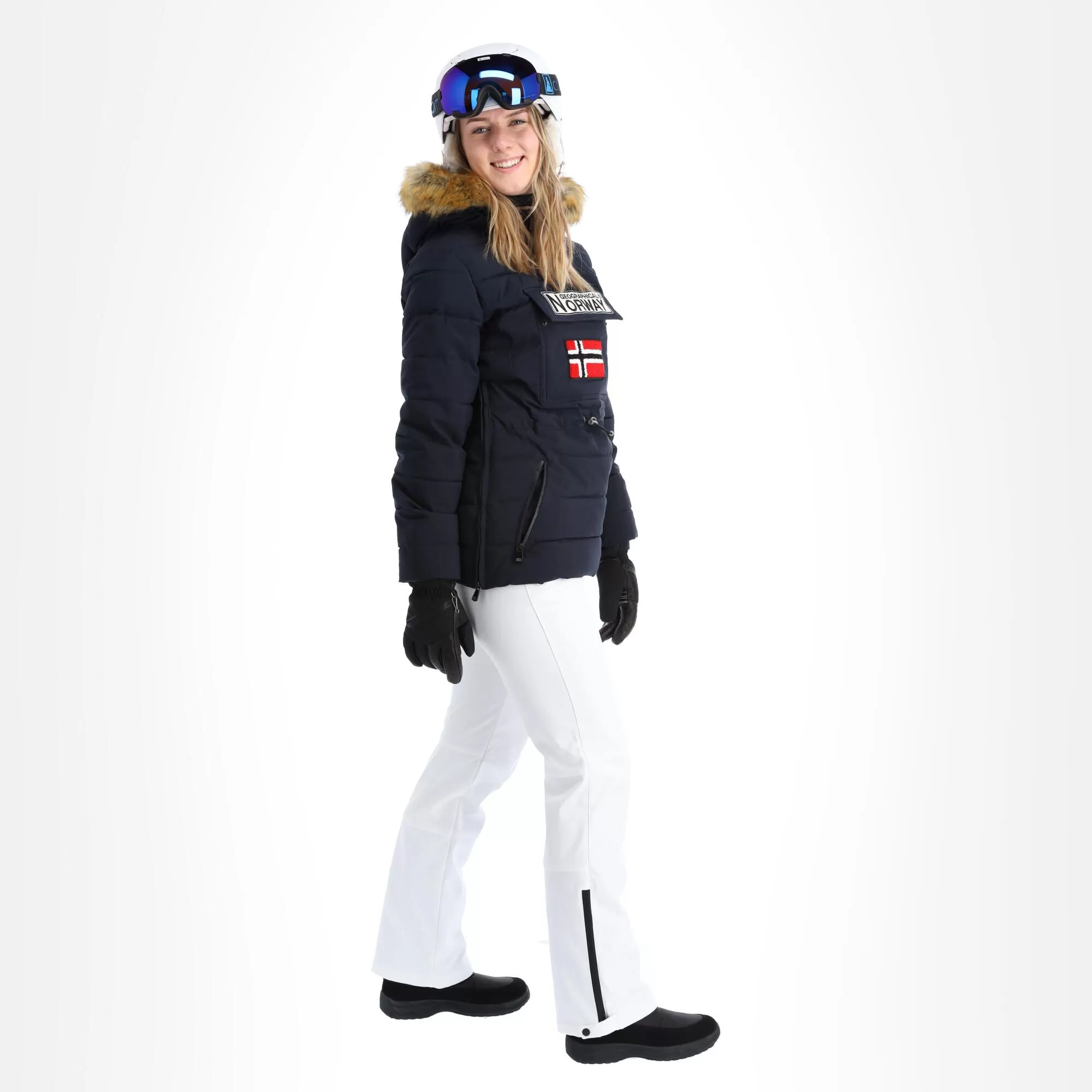 Geographical Norway, Belinda Lady New 001 + Bs Winter Anorak Women Navy Blue 3 Geographical Norway, Belinda Lady New 001 + Bs Winter Anorak Women Navy Blue