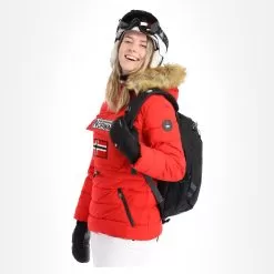 Geographical Norway, Belinda Lady New 001 + Bs Winter Anorak Women Red -Ski Online Store geographical norway belinda new 001 bs aa jas gevoerd dames rood AA21geo108e BI 05