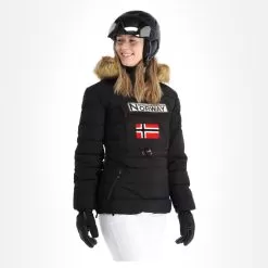 Geographical Norway, Belinda Lady New 001 + Bs Winter Anorak Women Black 10 Geographical Norway, Belinda Lady New 001 + Bs Winter Anorak Women Black -Ski Online Store geographical norway belinda new 001 bs aa jas gevoerd dames zwart AA21geo108d BI 04