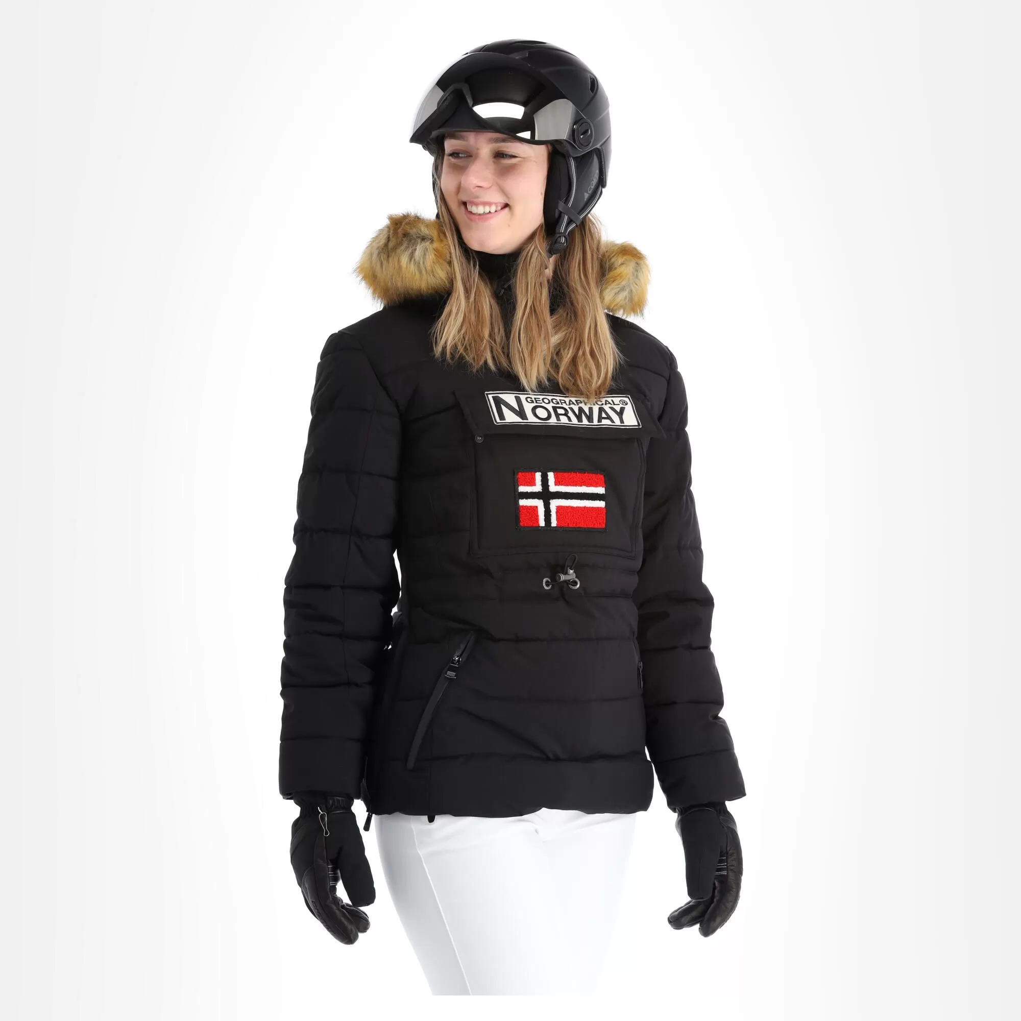 Geographical Norway, Belinda Lady New 001 + Bs Winter Anorak Women Black 6 Geographical Norway, Belinda Lady New 001 + Bs Winter Anorak Women Black - Image 4