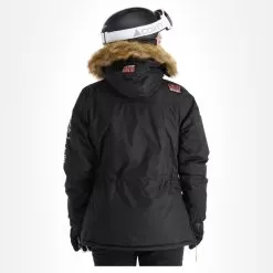 Geographical Norway, Boomera Rol-Art1 Lady 068 Winter Anorak Women Black -Ski Online Store geographical norway boomera rol art1 lady 068 winter anorak women AF21geo010a BI 03
