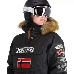 Geographical Norway, Boomera Rol-Art1 Lady 068 Winter Anorak Women Black -Ski Online Store geographical norway boomera rol art1 lady 068 winter anorak women AF21geo010a BI 05