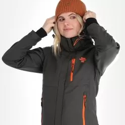 Geographical Norway, Touna Eo Lady 056 Softshell Ski Jacket Women Dark Grey -Ski Online Store geographical norway touna eo lady 056 ac softshell jas dames dark 22geogr104v2 BI 05