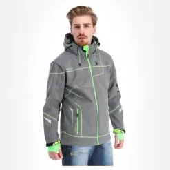 Geographical Norway, Tushiba Men 007 + Bs Softshell Ski Jacket Men Light Green, Grey -Ski Online Store geographical norway tushiba 007 softshell ski jas heren light grijsgroen ac19geow11e 04.3635