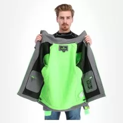 Geographical Norway, Tushiba Men 007 + Bs Softshell Ski Jacket Men Light Green, Grey -Ski Online Store geographical norway tushiba 007 softshell ski jas heren light grijsgroen ac19geow11e 05.3635