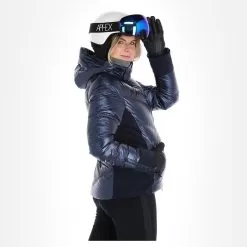 Head, Frost Ski Jacket Women Metalic Denim Blue -Ski Online Store head frost aa jas gevoerd dames metalic denim blauw 22headx150v2 BI 03