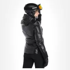 Head, Frost Ski Jacket Women Metallic Black -Ski Online Store head frost aa jas gevoerd dames metallic zwart 22headx150v1 BI 03