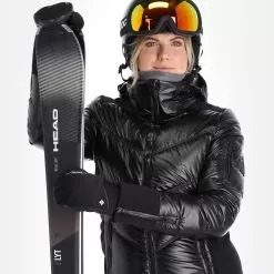 Head, Frost Ski Jacket Women Metallic Black -Ski Online Store head frost aa jas gevoerd dames metallic zwart 22headx150v1 BI 05
