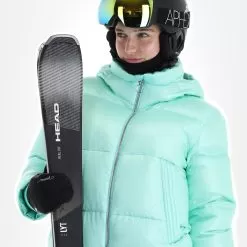 Head, Tiffany Ski Jacket Women Mint Green -Ski Online Store head tiffany aa jas gevoerd dames mint groen 22headx155v1 BI 05