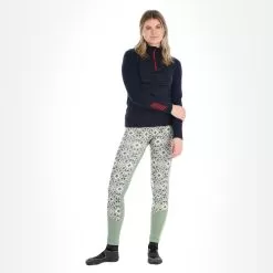 Helly Hansen, Lifa Merino 1/2 Zip Thermal Shirt Women Navy Deco Flower Blue