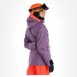 Helly Hansen, Powderqueen 3.0 Ski Jacket Women Crushed Grape Melange Purple -Ski Online Store helly hansen powderqueen 3 0 aa jas gevoerd dames crushed grape 22helly113v2 BI 03