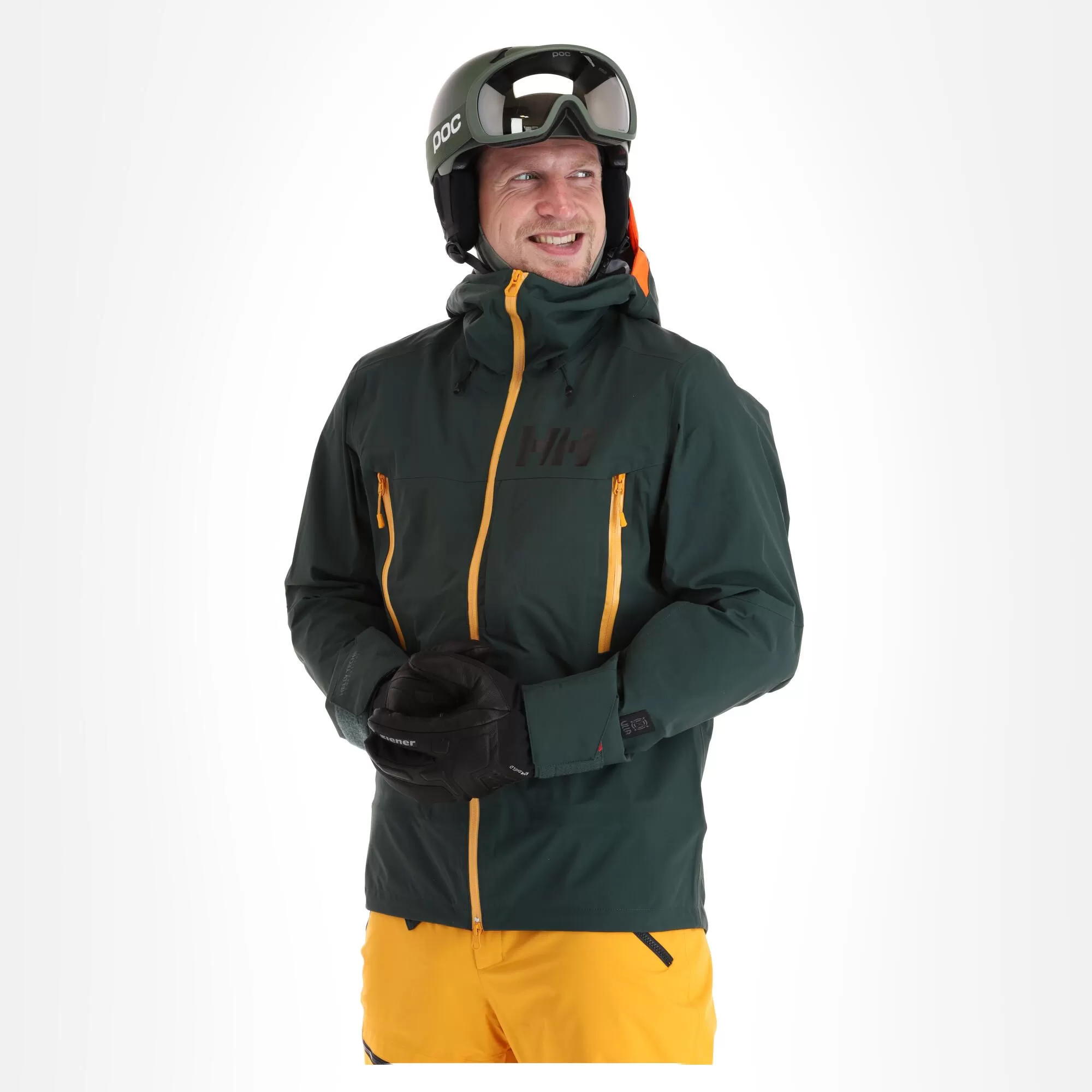 Helly Hansen, Sogn Shell 2.0 Hardshell Ski Jacket Men Darkest Spruce Green 4 Helly Hansen, Sogn Shell 2.0 Hardshell Ski Jacket Men Darkest Spruce Green - Image 2