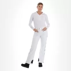 High Society, Jil Ski Pants Women Lila Purple, White