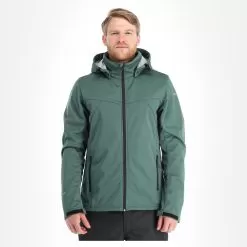Icepeak, Biggs Softshell Ski Jacket Men Antique Green -Ski Online Store icepeak biggs ac softshell jas heren antique groen AC11ice217f BI 04