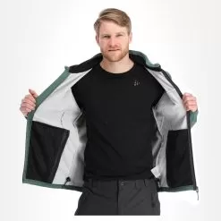 Icepeak, Biggs Softshell Ski Jacket Men Antique Green -Ski Online Store icepeak biggs ac softshell jas heren antique groen AC11ice217f BI 05