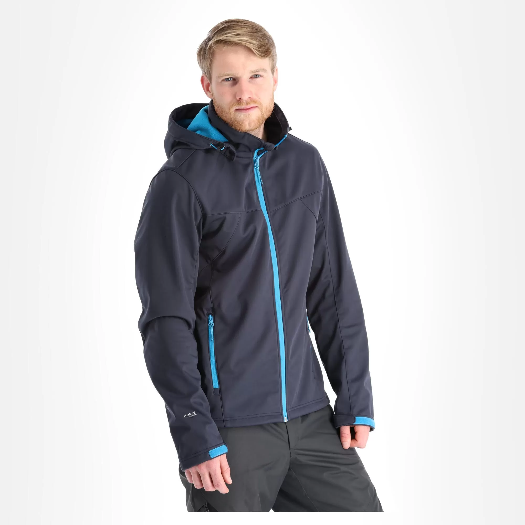 Icepeak, Biggs Softshell Ski Jacket Men Dark Blue 4 Icepeak, Biggs Softshell Ski Jacket Men Dark Blue - Image 2