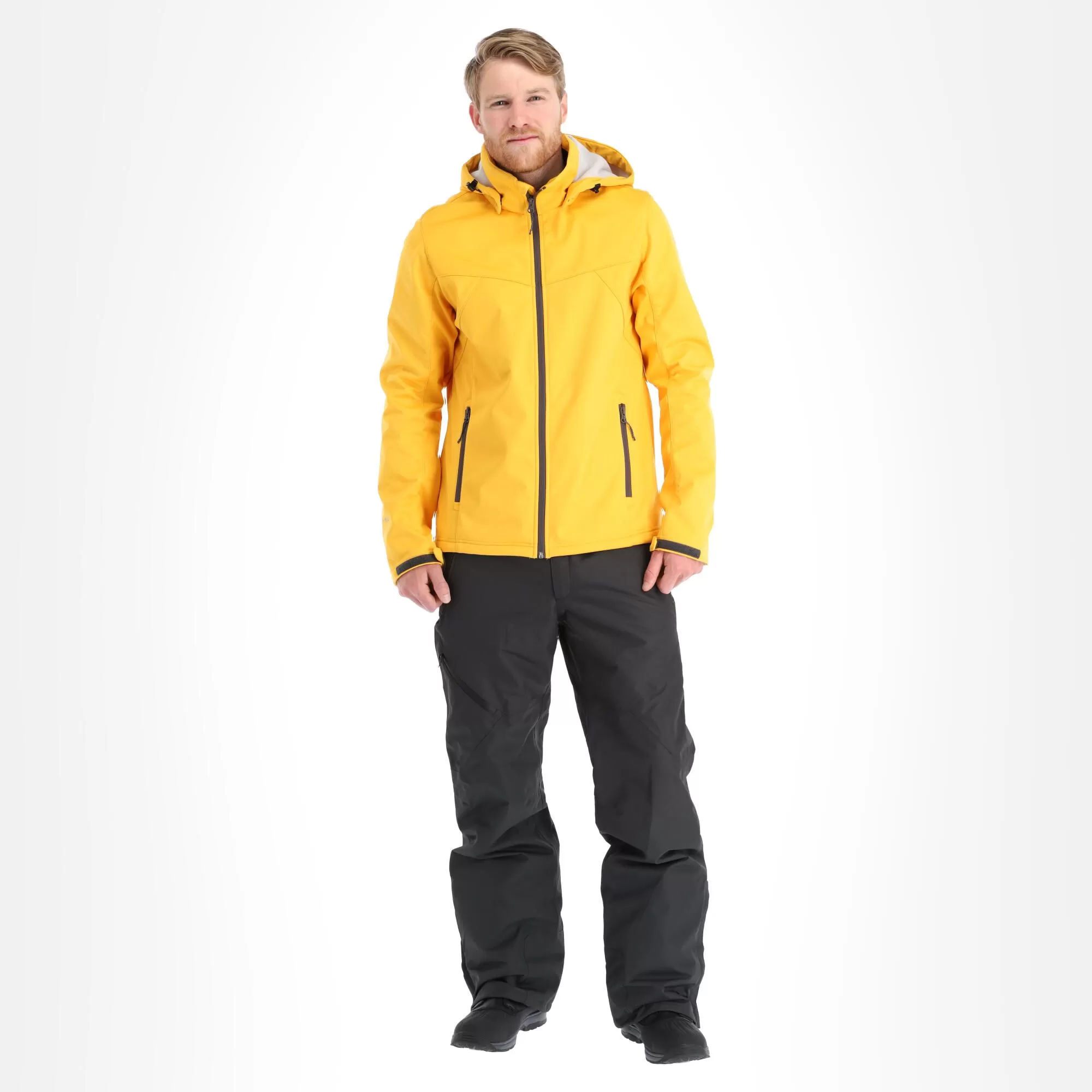 Icepeak, Biggs Softshell Ski Jacket Men Yellow 3 Icepeak, Biggs Softshell Ski Jacket Men Yellow