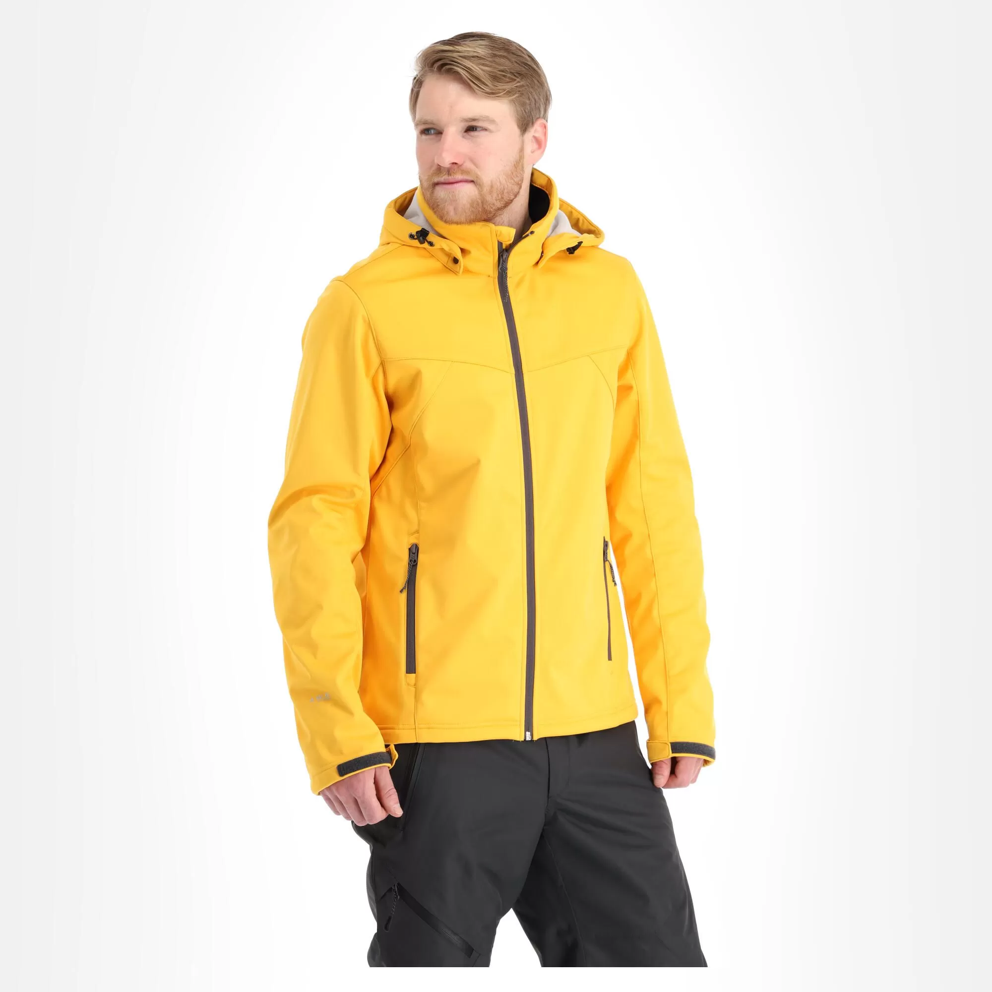 Icepeak, Biggs Softshell Ski Jacket Men Yellow 4 Icepeak, Biggs Softshell Ski Jacket Men Yellow - Image 2