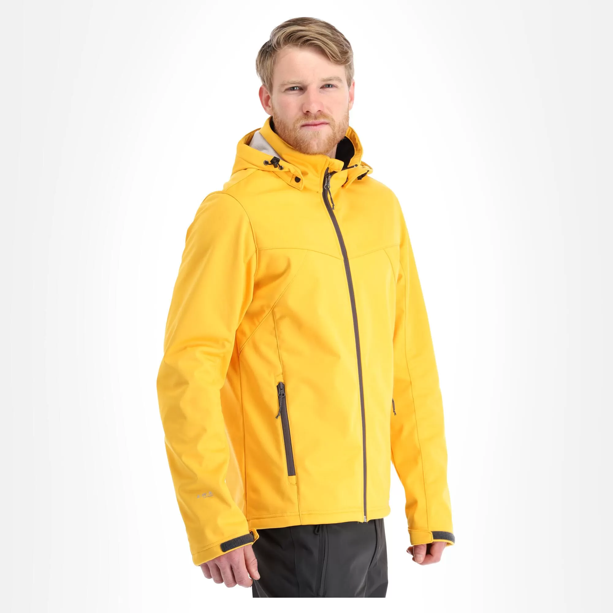 Icepeak, Biggs Softshell Ski Jacket Men Yellow 6 Icepeak, Biggs Softshell Ski Jacket Men Yellow - Image 4