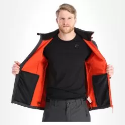 Icepeak, Biggs Softshell Ski Jacket Men Granite Grey -Ski Online Store icepeak biggs ac softshell jas heren granite grijs AC11ice217a BI 05