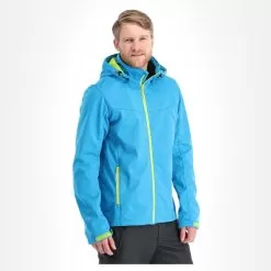 Icepeak, Biggs Softshell Ski Jacket Men Turquoise Blue -Ski Online Store icepeak biggs ac softshell jas heren turquoise blauw AC11ice217g BI 04