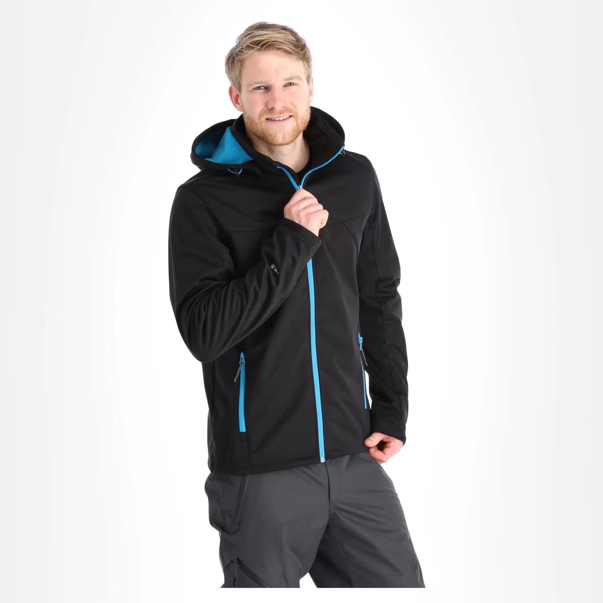 Icepeak, Biggs Softshell Ski Jacket Men Black 4 Icepeak, Biggs Softshell Ski Jacket Men Black - Image 2